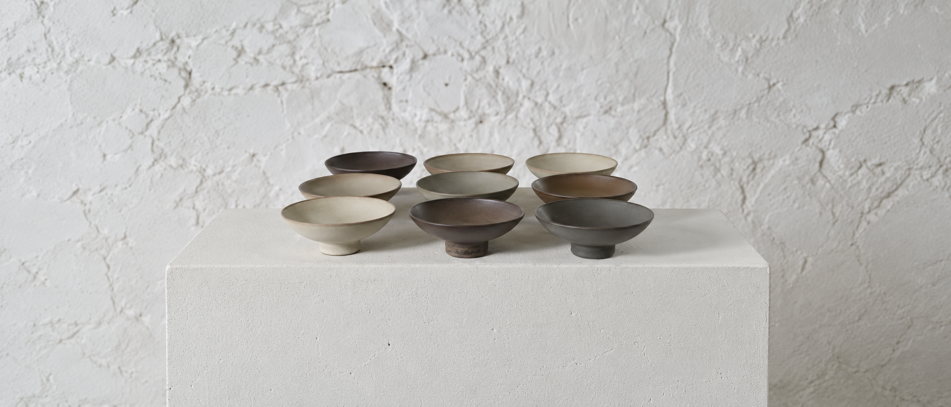 Selected table pieces being arranged