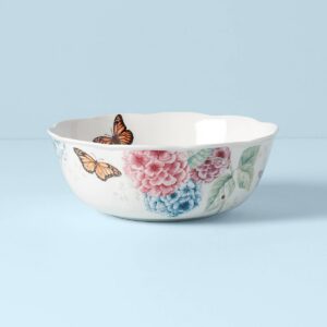 Hydrangea Floral Large Serving Bowl