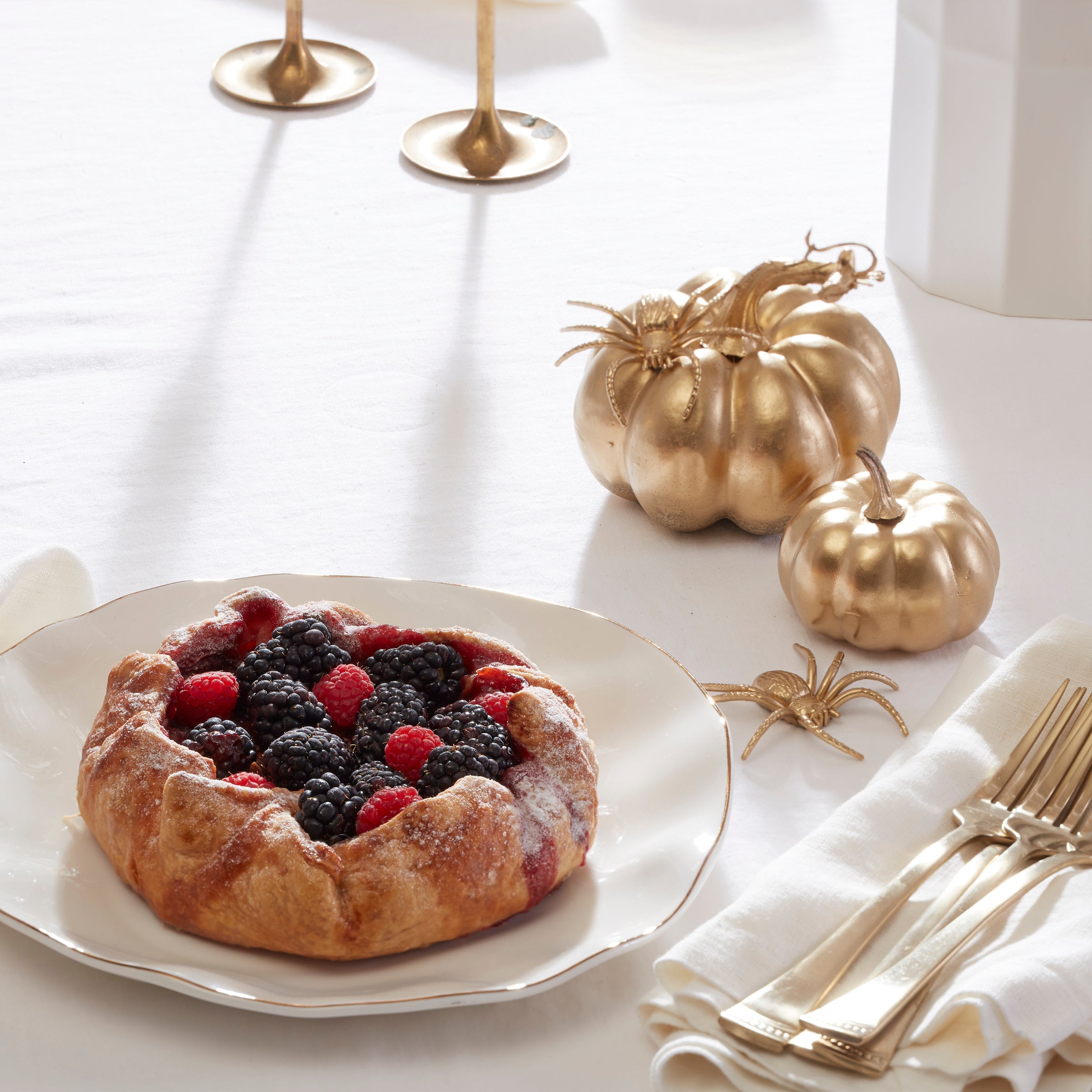 Creamy White Porcelain Dinnerware Set, 12-Piece - Image 5