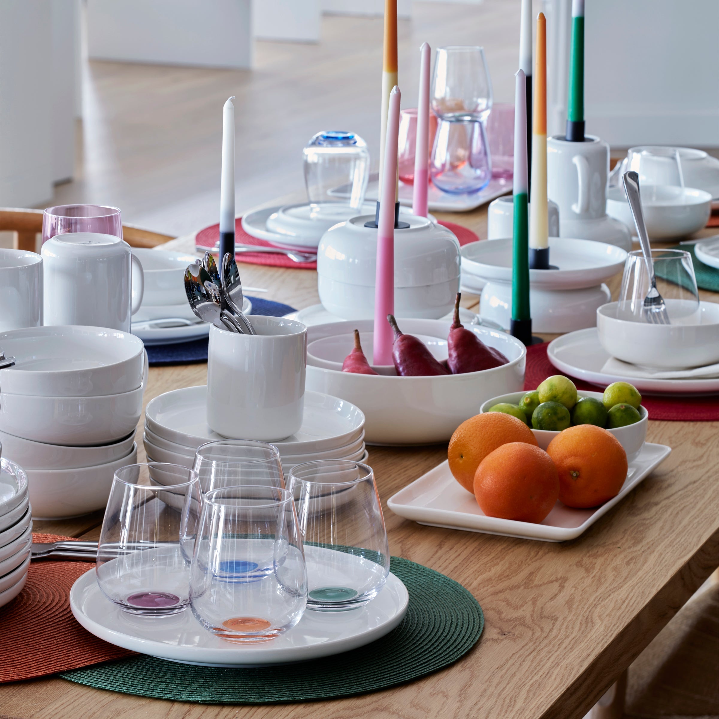 Classic White Porcelain Dinnerware Set, 12-Piece - Image 9