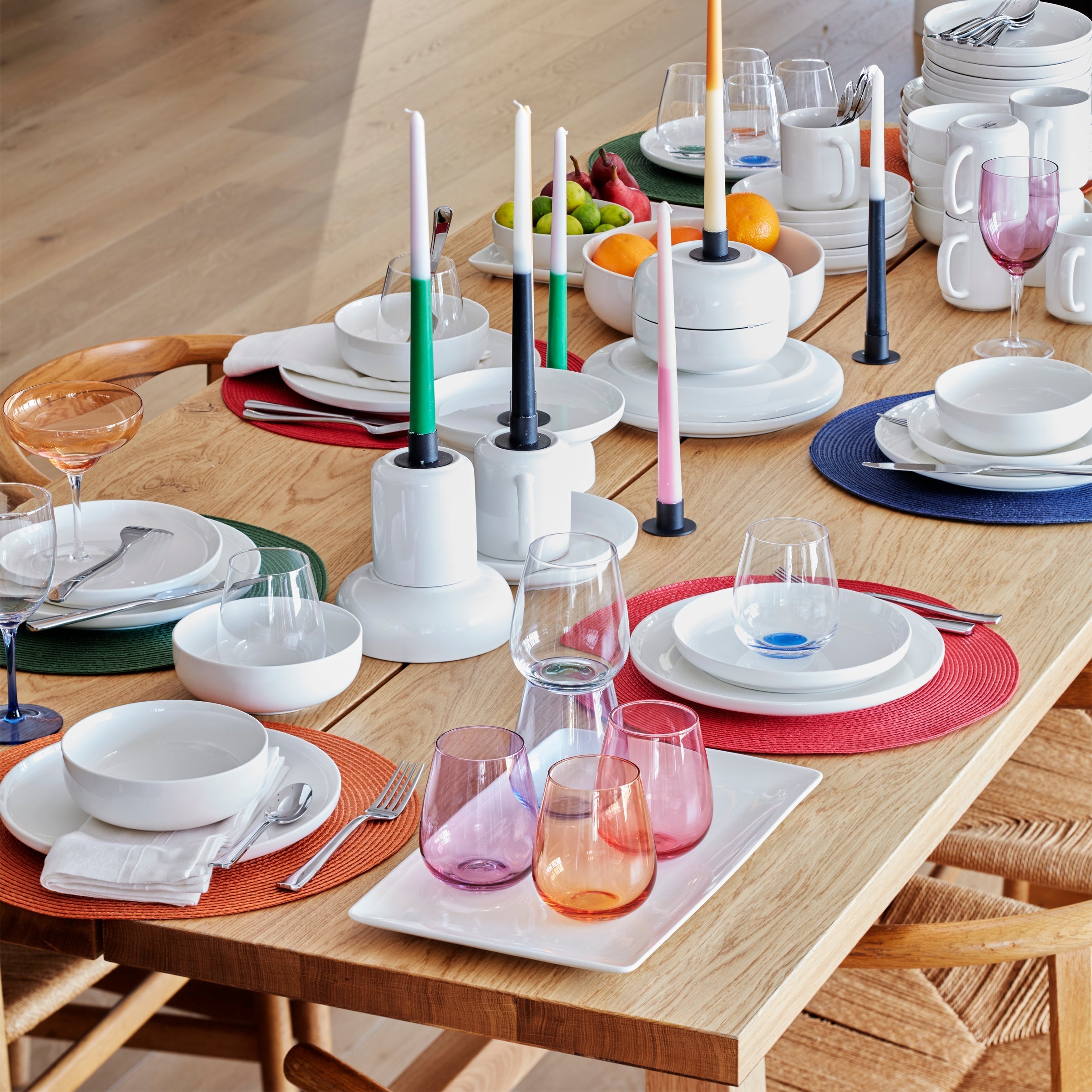 Classic White Porcelain Dinnerware Set, 12-Piece - Image 8
