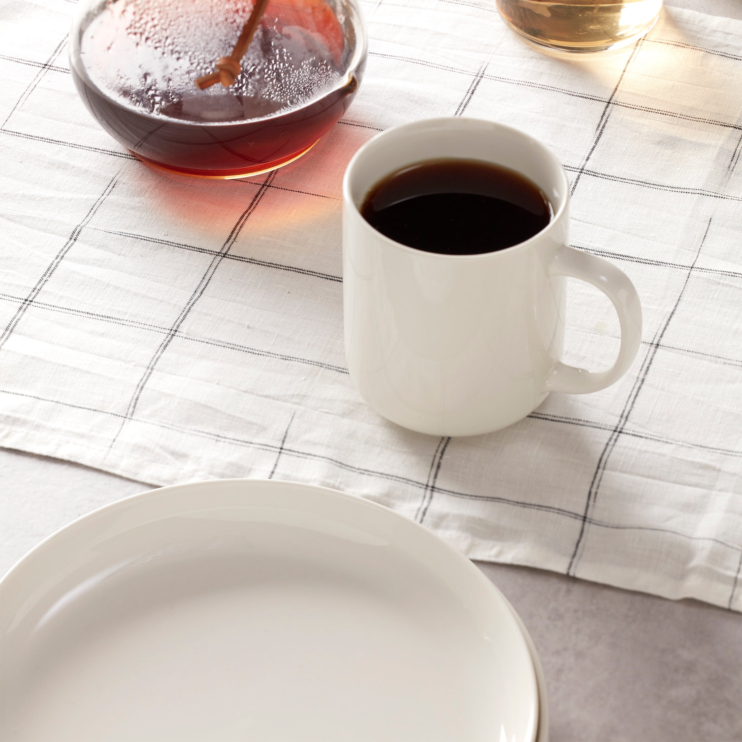 Classic White Porcelain Dinnerware Set, 12-Piece - Image 17