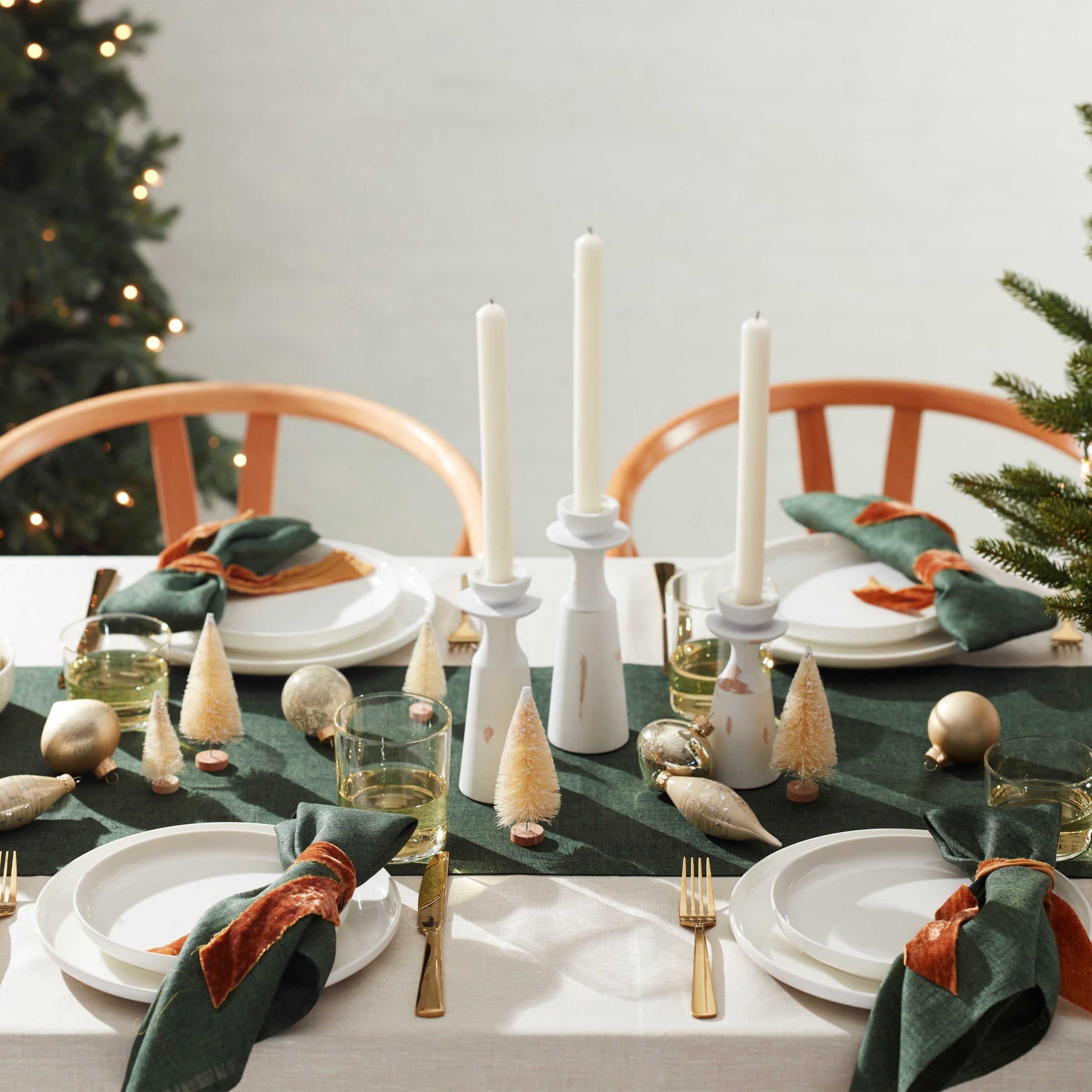 Classic White Porcelain Dinnerware Set, 12-Piece - Image 12