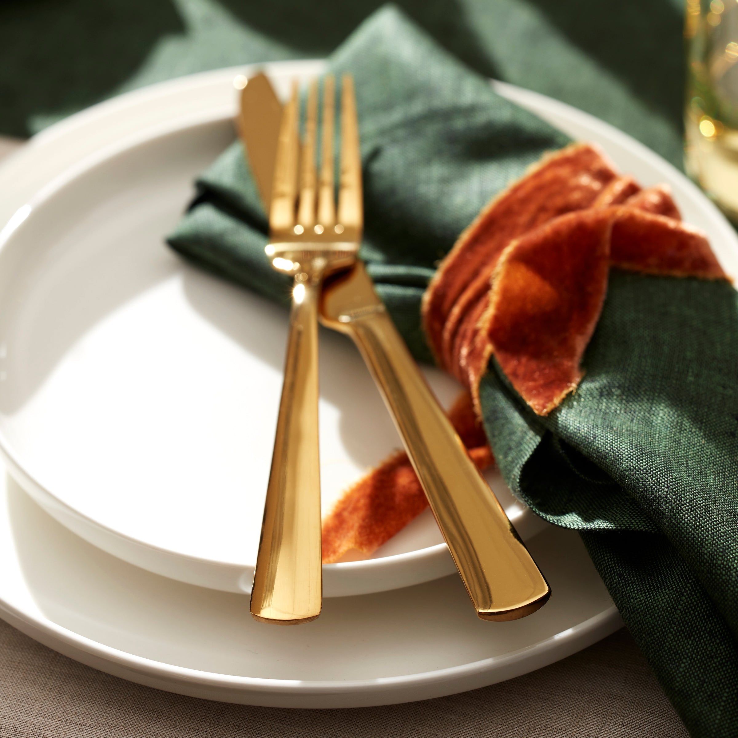 Classic White Porcelain Dinnerware Set, 12-Piece - Image 14