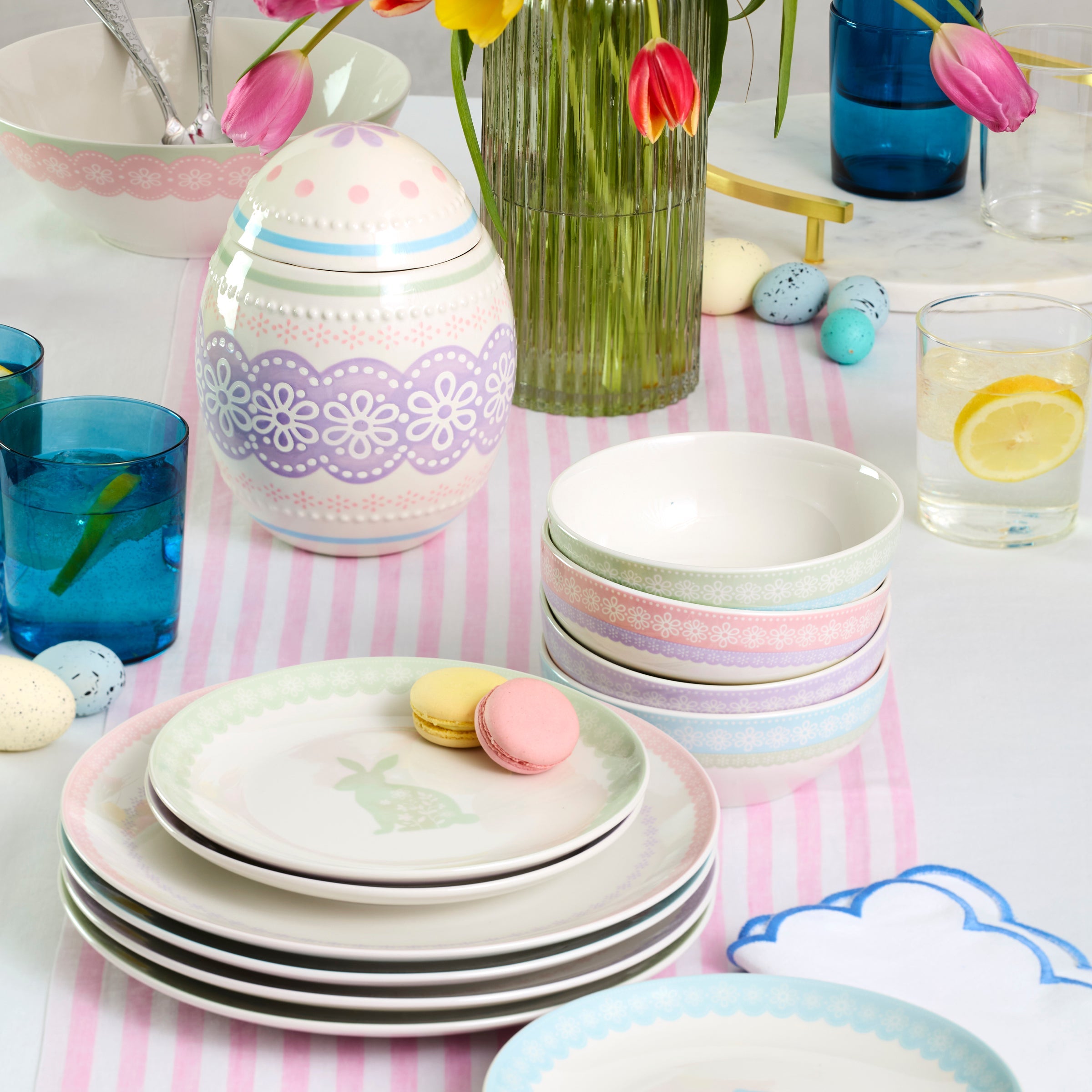 Easter Bunny All-Purpose Bowls, Set of 4 - Image 5